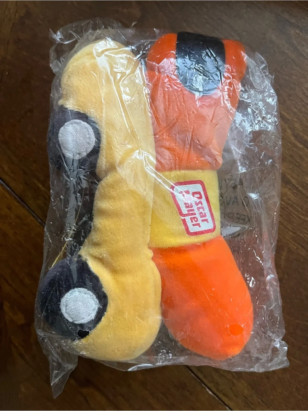 Plush Toy Car Pair in Orange and Yellow - Kids Vehicles